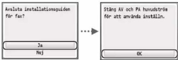 CANON iSensys MF8540Cdn - Ange inledande faxinställningar och ansluta en telefonsladd (endast MF8580Cdw / MF8550Cdn) - 4