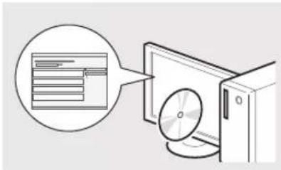 CANON iSensys MF8540Cdn - ③ MF Driver Installation Guide (Installationsvejledning til MFdrivere) (User Software CD (Cd med brugersoftware)): - 1