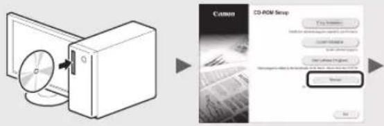 CANON iSensys MF8540Cdn - Para obter mais detailhes sobre os procedimentos de instalacao: - 1