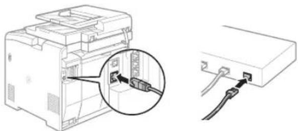 CANON iSensys MF8540Cdn - Connessione tramite LAN via cavo - 1