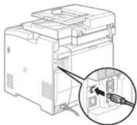 CANON iSensys MF8540Cdn - Povezava s kablom USB - 4
