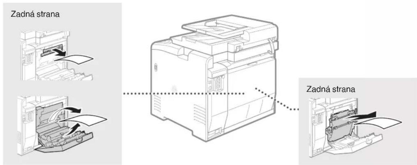 CANON iSensys MF8540Cdn - Odstrañovanie zachyteného paplera - 3