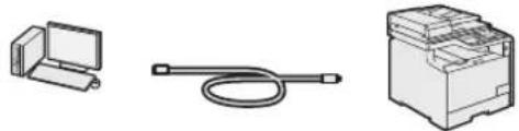CANON iSensys MF8540Cdn - Selezione del metododi connessione della macchina al computer - 3