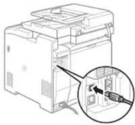 CANON iSensys MF8540Cdn - Uhendamine USB-kaabli abil - 3