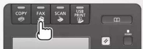 CANON iSensys MF8540Cdn - Doloanje zaetnih nastavitev faksa in prikljucitev telefonskega kabla (samo MF8580Cdw/MF8550Cdn) - 1