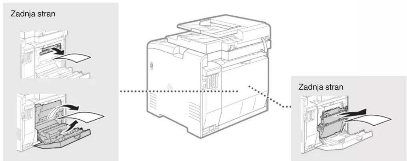 CANON iSensys MF8540Cdn - Odpravljanje zastojev papirja - 3