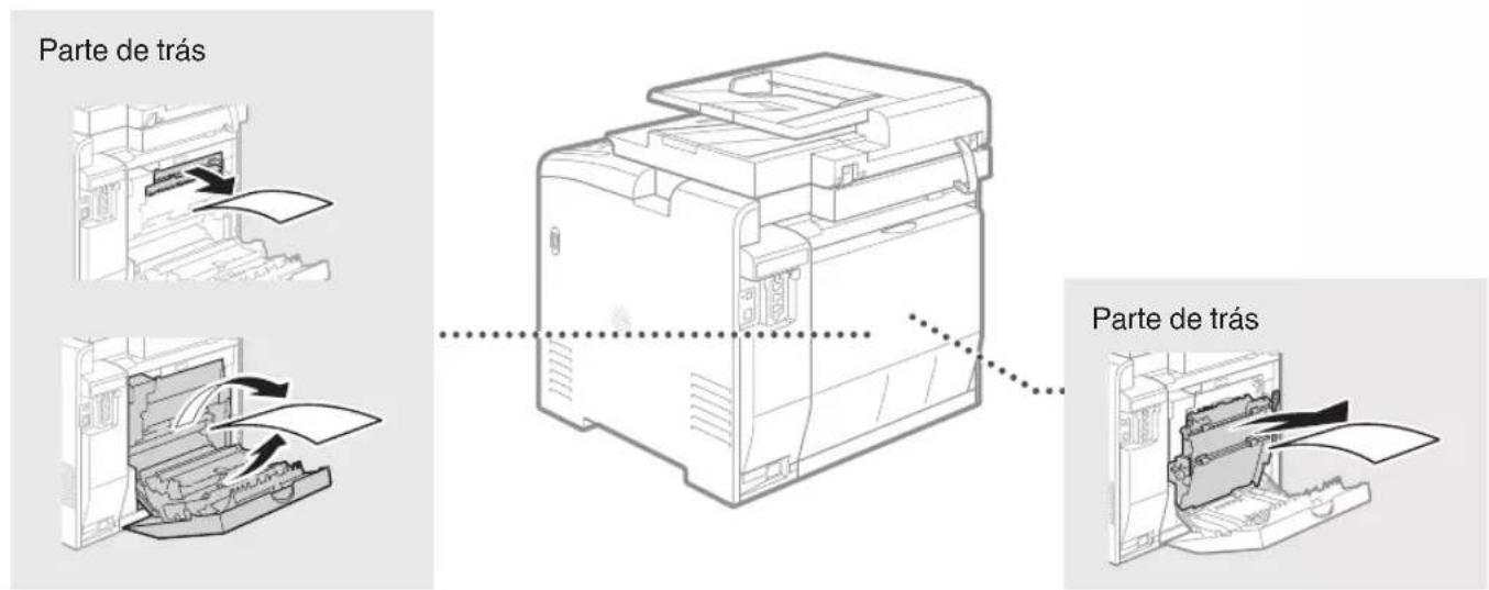 CANON iSensys MF8540Cdn - Retirar papel encravado - 3