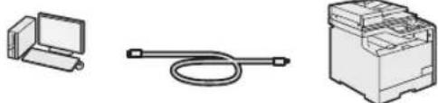 CANON iSensys MF8540Cdn - Aparato prijungimo prle kompiuterio budo pasirinkimas - 2