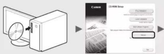 CANON iSensys MF8540Cdn - For detaljer om installationsprosedyrene: - 1