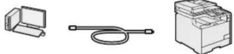 CANON iSensys MF8540Cdn - Choix de la méthode de connexion de la machine à l'ordinateur - 2