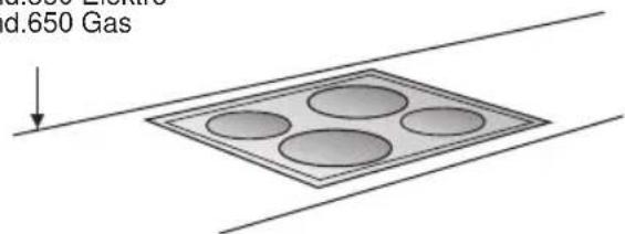 BOSCH DKE765A - Length of the connecting cable: 1.30m If it is necessary to wire the extractor hood directly into the mains: - 2