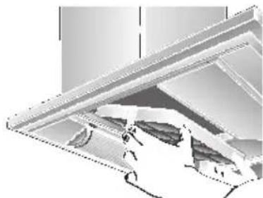 BOSCH DKE765A - Inserting the filter: - 1