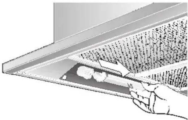 BOSCH DKE765A - Skifte av lyspaerer - 2