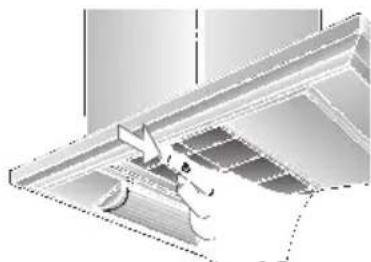 BOSCH DKE765A - Removing the filter: - 1