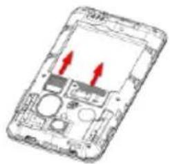 PRESTIGIO MultiPhone 4322 DUO - Installer les cartes SIM et la Carte Micro SD - 2