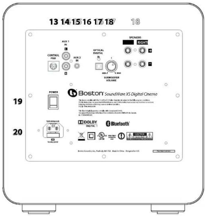 BOSTON ACOUSTICS SoundWare XS Digital Cinema - \section*{Caracteristiques} - 3