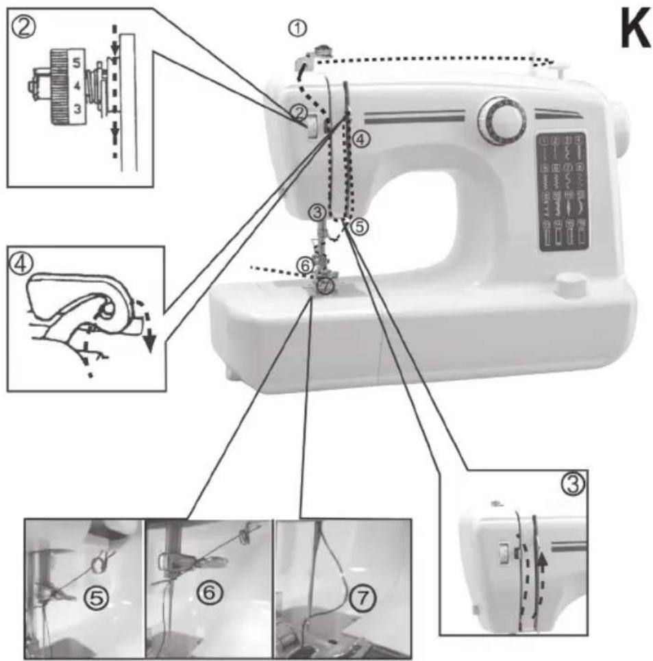 CLATRONIC NM 600 - HaTaeKeHne BepxHeH HHTn (pnc. K) - 1