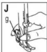 CLATRONIC NM 600 - Fijar y sacar la suela del pie de presion (Fig. H-J) - 3