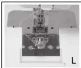 CLATRONIC NM 600 - Wstawianie szpulki z nicmi (Rys. L) - 1