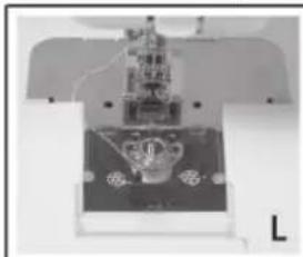 CLATRONIC NM 600 - Inserimento della bobina filo (Fig. L) - 1