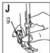 CLATRONIC NM 600 - Fixer et retirer la came de chasse du pied presseur - 3