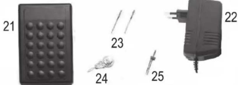 CLATRONIC NM 600 - Abbildungen C - F - 1