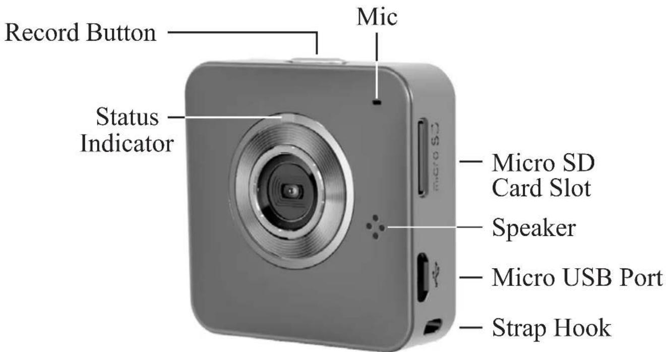 AIPTEK Mobile Eyes HD - Names of Parts - 1