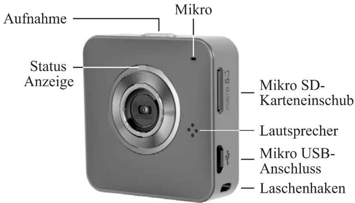 AIPTEK Mobile Eyes HD - Bezeichnung der Teile - 1