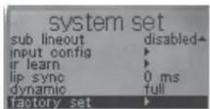 CANTON DM 20 - Settings Menu - 3