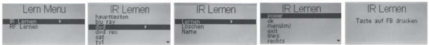CANTON DM 20 - Lern Menü - 1