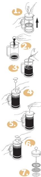 BODUM Arabica 132816 - Instructions de sécurité - 1