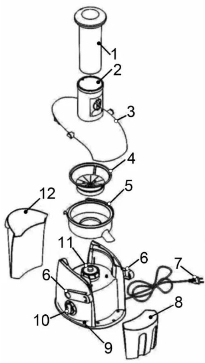 CLATRONIC AE 3353 - Übersicht der Bedienelemente - 1