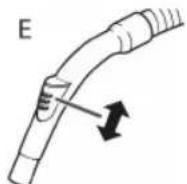 CLATRONIC BS 1280 - Regulateur d'air (Fig. E) - 1