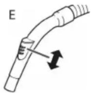 CLATRONIC BS 1280 - Regulador de admisión (Fig. E) - 1