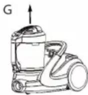 CLATRONIC BS 1280 - Emptying the dust container - 1