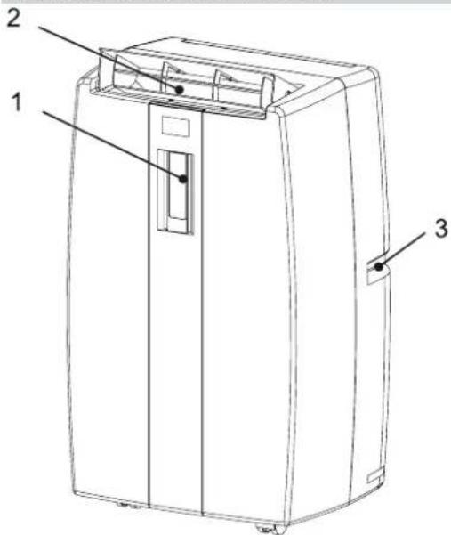 Argoclima Ayri - NOTE: OPEN the AIR OUTLET GRILLE BEFORE USING THE UNIT - 1