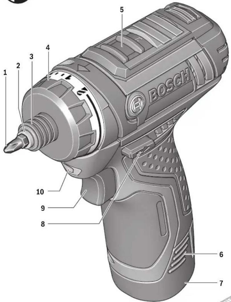 BOSCH GSR 10 8LI Professional - 11