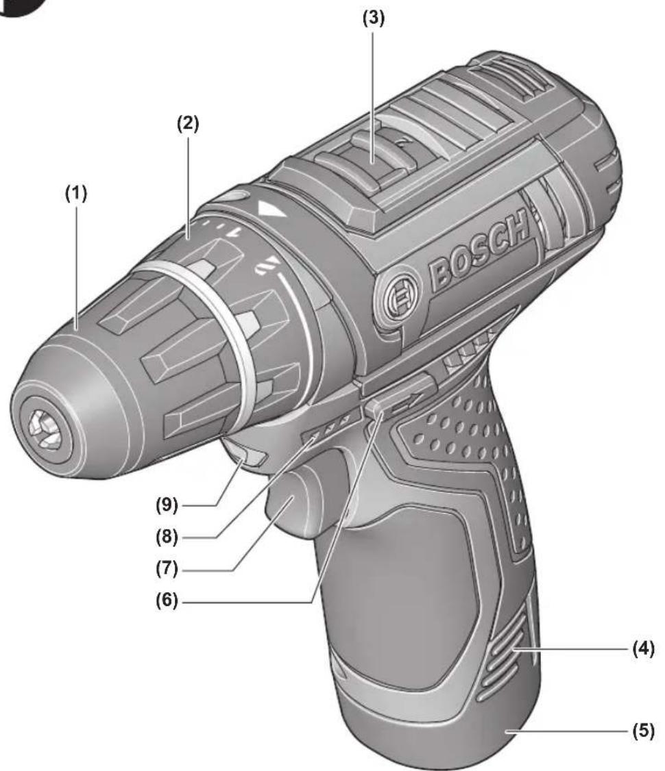 BOSCH GSR 10 82LI Professional - 3