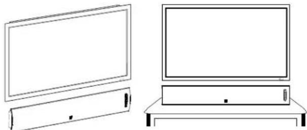 BOSTON ACOUSTICS TVEE 30 - Soundbar Location - 2