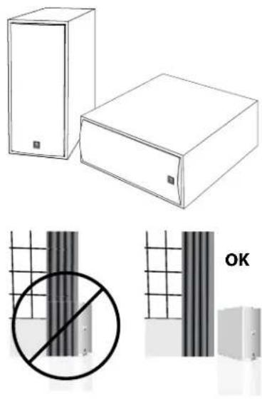 BOSTON ACOUSTICS TVEE 30 - Subwoofer Feet Location - 2