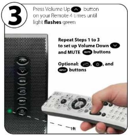 BOSTON ACOUSTICS TVEE 30 - Programming your soundbar - 3