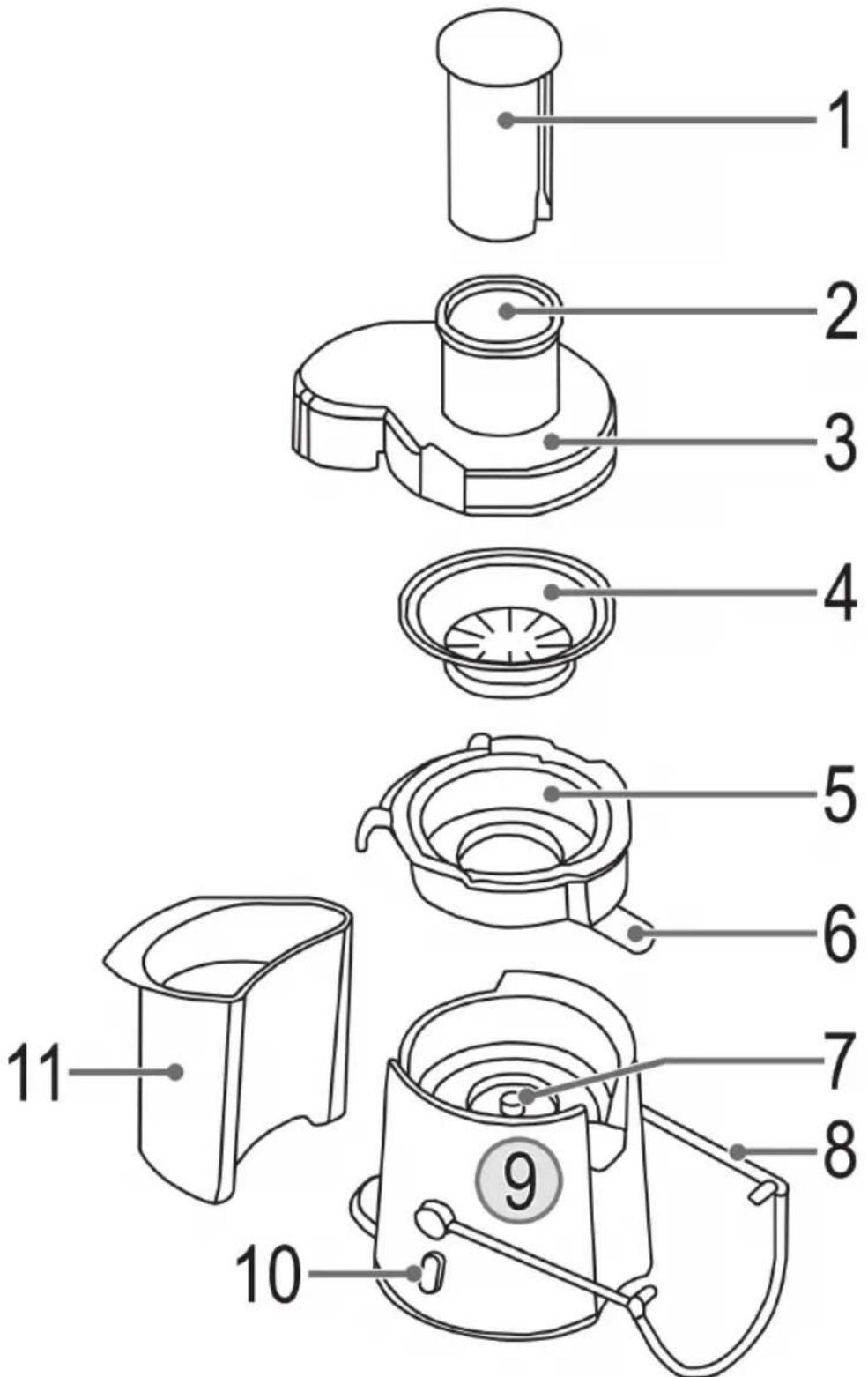 CLATRONIC AE 3465 - Übersicht der Bedienelemente - 1
