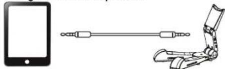 Cabstone Soundstand 95197 - Ligar um tablet PC por AUX - 1