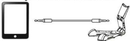 Cabstone Soundstand 95197 - Collegamento di un tablet PC da 10 AUX - 1