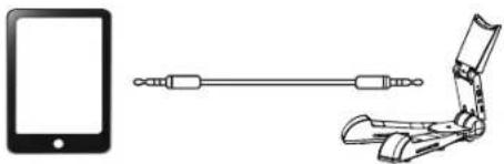 Cabstone Soundstand 95197 - Gerat uber AUX mit Tablet-PC verbinden - 1