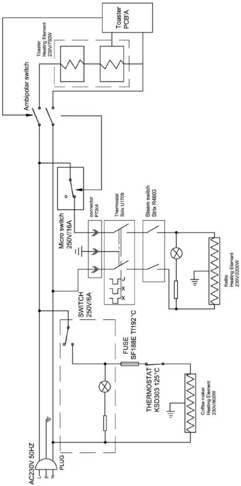 BEEM Ecco V2 - Schaltplan / Wiring diagram / Plan de distribution / Schakelschema - 1