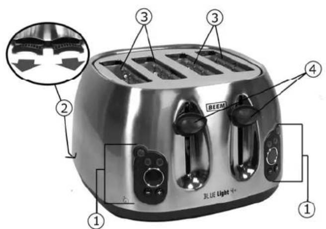 BEEM BlueLight 4+ - Description of utensil, components, contents - 1