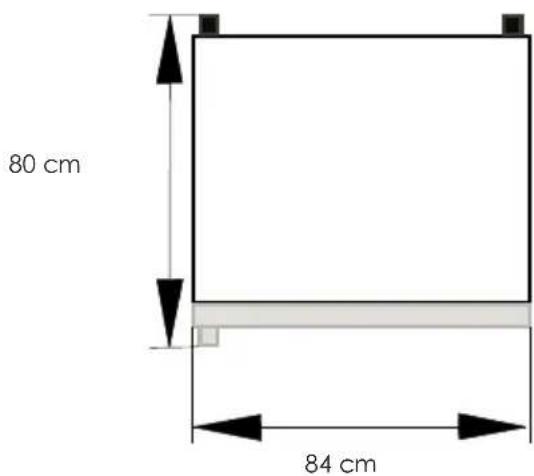 BEKO DNE62220DPX - Abmessungen Ihres Kühlschranks - 1