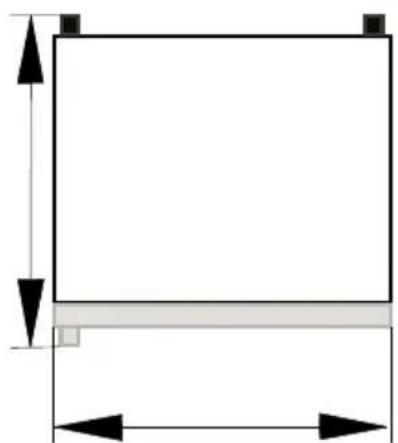 BEKO DNE62220DPX - A hűtőszekrény méretei - 1