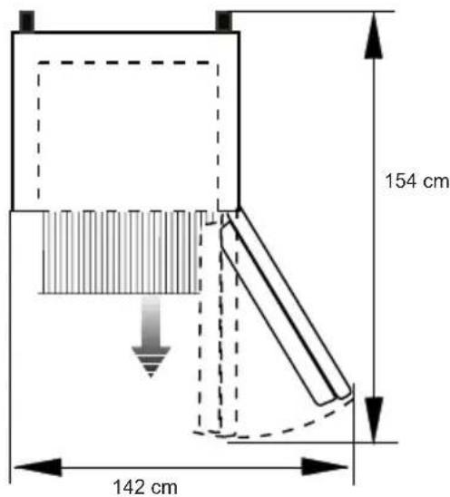 BEKO DNE62220DPX - Размери на използваното пространство - 1